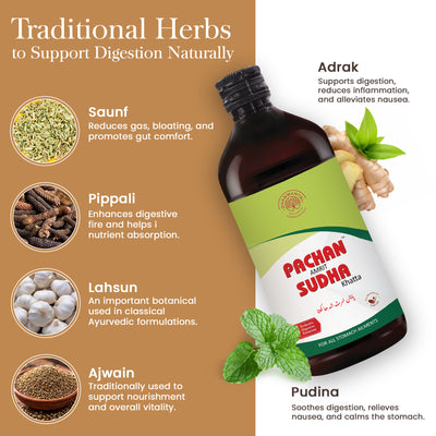 Pachan Amrit Sudha Syrup - Ayurvedic Digestive Tonic