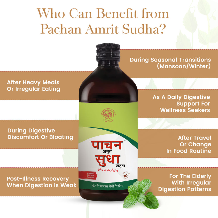 Pachan Amrit Sudha Syrup - Ayurvedic Digestive Tonic
