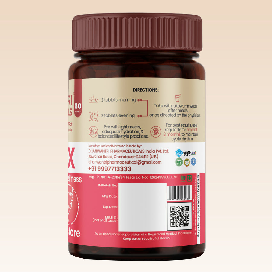RajoMax Tablets - Ayurvedic Women’s Cycle Wellness Tablets