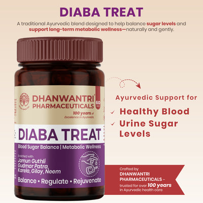 Diaba Treat Tablets - Ayurvedic Metabolic Wellness Tablets