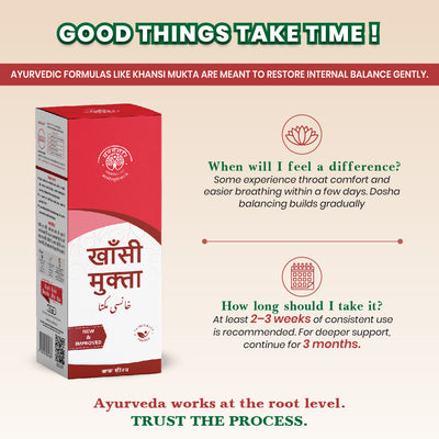 Khansi Mukta Syrup - Ayurvedic Respiratory Wellness Syrup