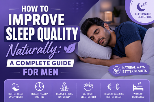 Natural sleep tips for men to improve sleep quality