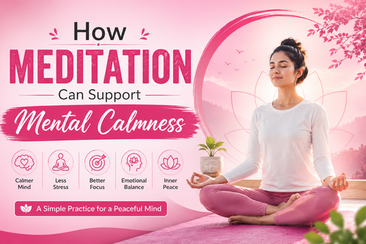 Person practicing meditation for mental calmness and mindfulness