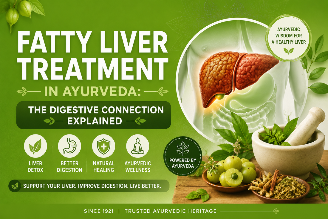 Fatty liver treatment in Ayurveda with liver protective herbs for digestion and natural liver wellness by Dhanwantri Pharmaceuticals