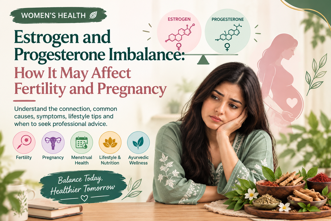Estrogen and progesterone imbalance and its possible effects on female fertility and reproductive health