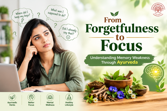 Memory Weakness and Ayurvedic herbs for focus and brain wellness