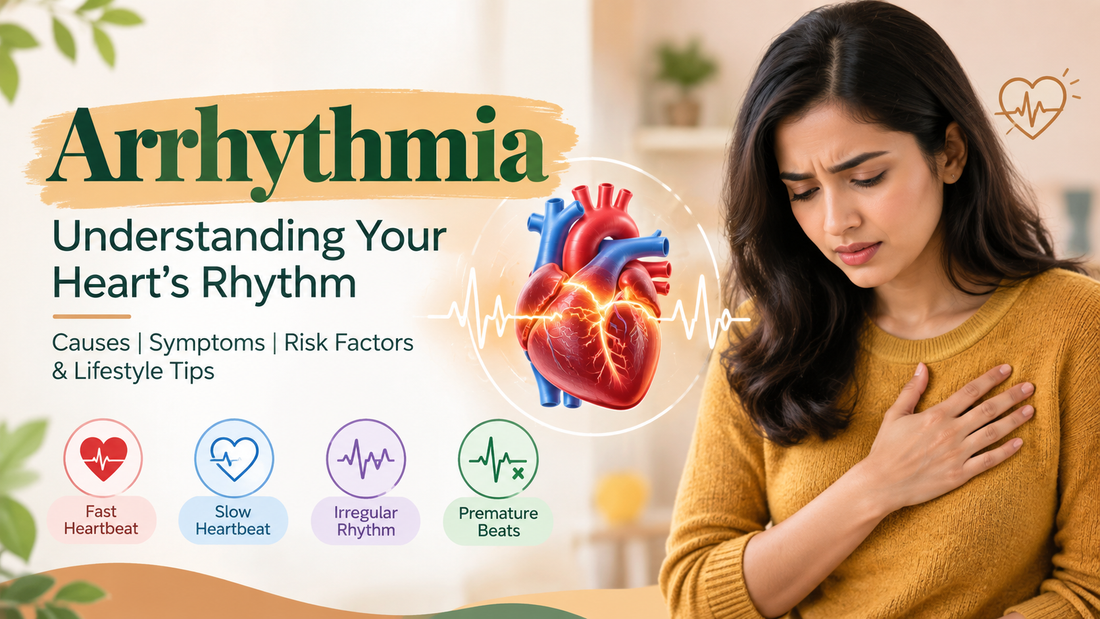 Arrhythmia explained with fast slow and irregular heartbeat symptoms