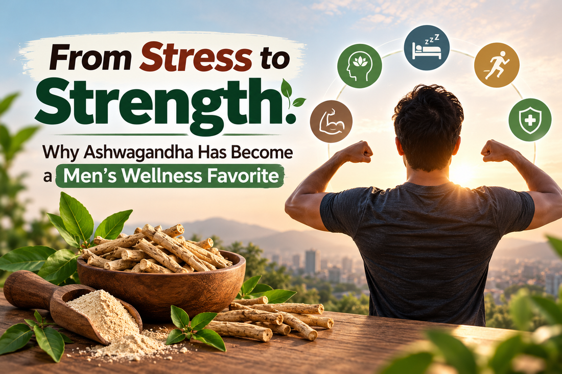 From Stress to Strength: Why Ashwagandha Has Become a Men’s Wellness Favorite