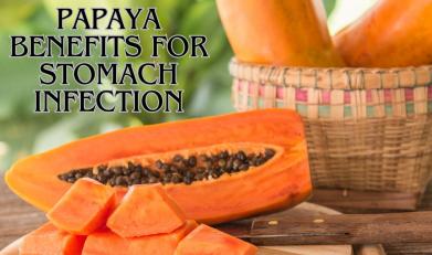 Papaya benefits for stomach infection