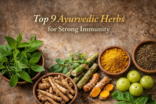 Ayurvedic immunity booster herbs with Divine 9 powder by Dhanwantri for natural immunity and daily vitality