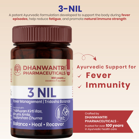 3Nil Tablets - Ayurvedic Seasonal Wellness Tablets