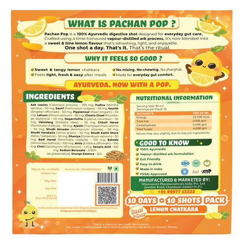 Pachan Pop – Ayurvedic Digestive Shot | Daily Gut Shot