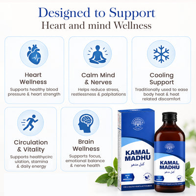 Kamal Madhu Syrup - Ayurvedic Heart Wellness Tonic