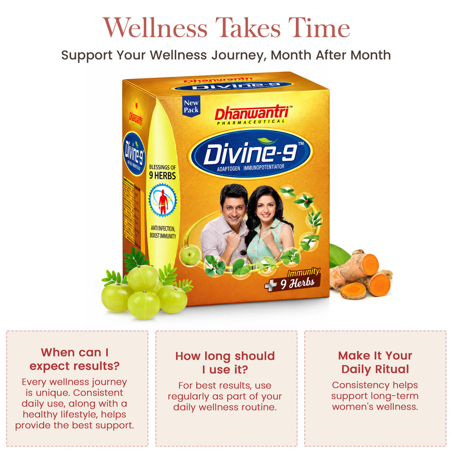 Divine 9 - Ayurvedic Immunity & Vitality Tablets