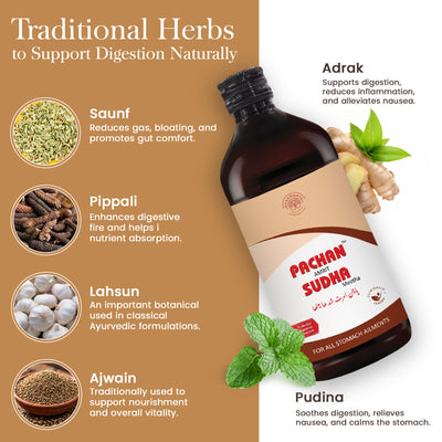 Pachan Amrit Sudha Syrup - Ayurvedic Digestive Tonic