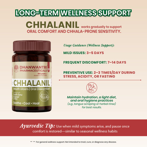 ChhalaNil Tablets - Ayurvedic Oral Comfort Tablets