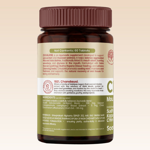 ChhalaNil Tablets - Ayurvedic Oral Comfort Tablets