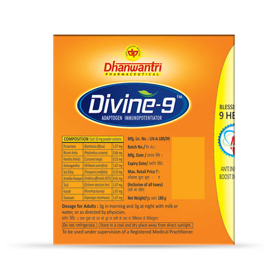Divine 9 - Ayurvedic Immunity & Vitality Tablets