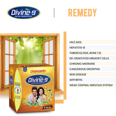 Divine 9 - Ayurvedic Immunity & Vitality Tablets