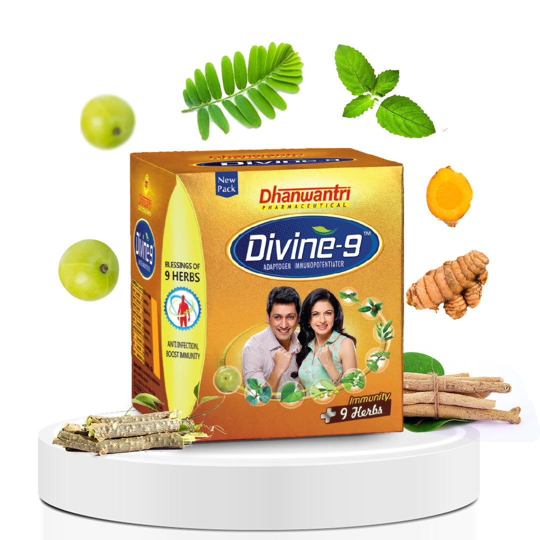 Divine 9 - Ayurvedic Immunity & Vitality Tablets