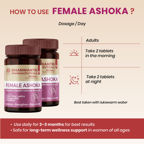 Female Ashoka Tablets - Ayurvedic Women’s Wellness Tablets