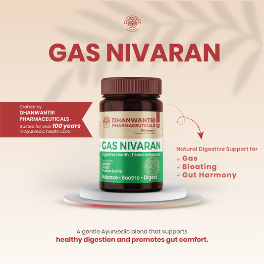 Gas Nivaran Tablet Ayurvedic Relief for Gas, Acidity, Indigestion & Bloating
