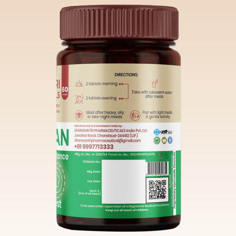 Gas Nivaran Tablets - Ayurvedic Digestive Support Tablets