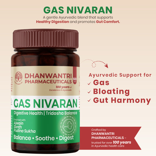 Gas Nivaran Tablets - Ayurvedic Digestive Support Tablets