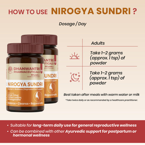 Nirogya Sundri Powder – Women’s Wellness Support