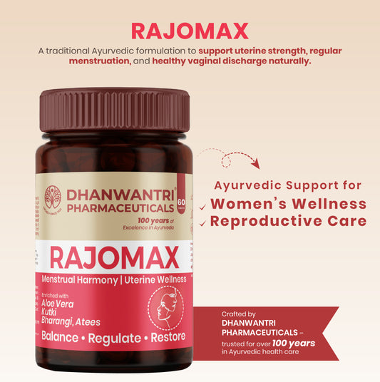 RajoMax Tablets - Ayurvedic Women’s Cycle Wellness Tablets