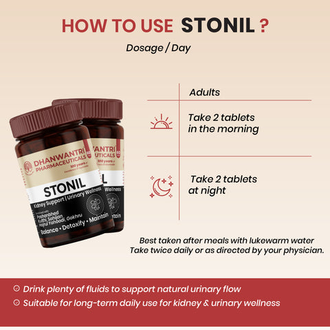 Stonil Tablets - Ayurvedic Urinary Wellness Tablets