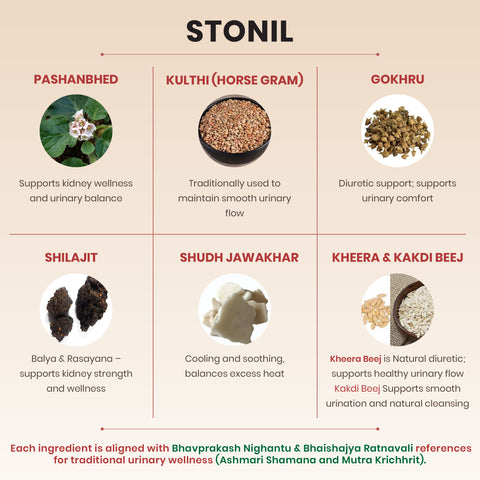 Stonil Tablets - Ayurvedic Urinary Wellness Tablets