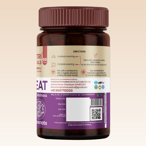 Diaba Treat Tablets - Ayurvedic Metabolic Wellness Tablets