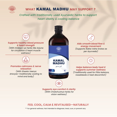 Kamal Madhu Ayurvedic Heart Tonic