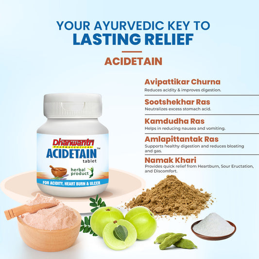 Acidetain Ayurvedic Tablets