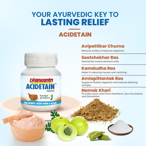 Acidetain Ayurvedic Tablets