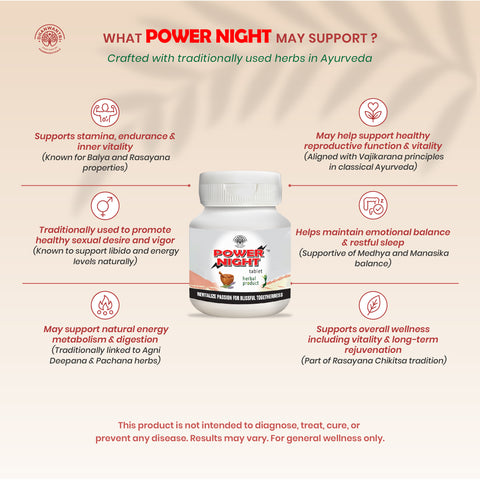 Power Night Ayurvedic Tablets