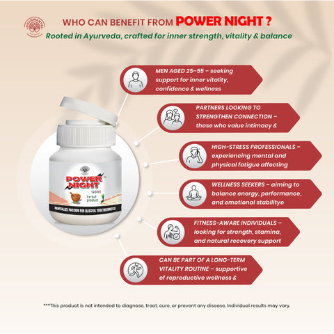 Power Night Ayurvedic Tablets