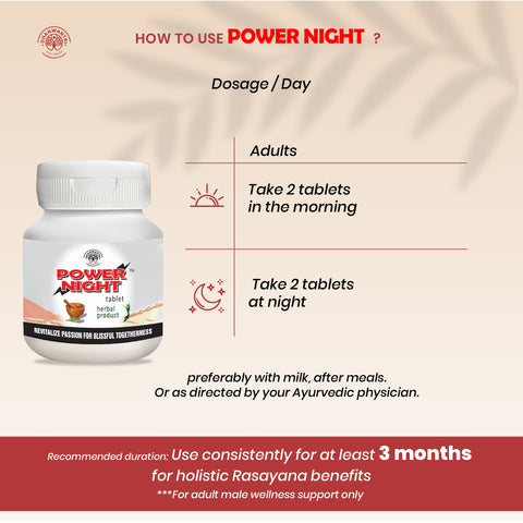 Power Night Ayurvedic Tablets