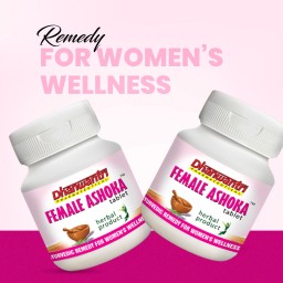 Female Ashoka for White Discharge, Premenstrual Tension, Regularises menstrual irregularities - 100%