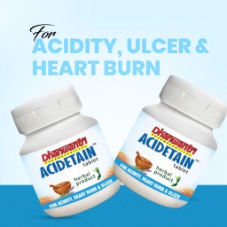 Acidetain Tablets - Effective antacid properties - Soothes heartburn and acidity - Ayurvedic Formula